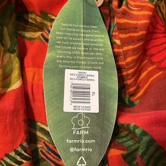 Farm Rio Romper NWT - Picture 6 of 8